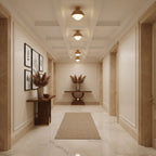 Flore Travertine Bud Ceiling Light