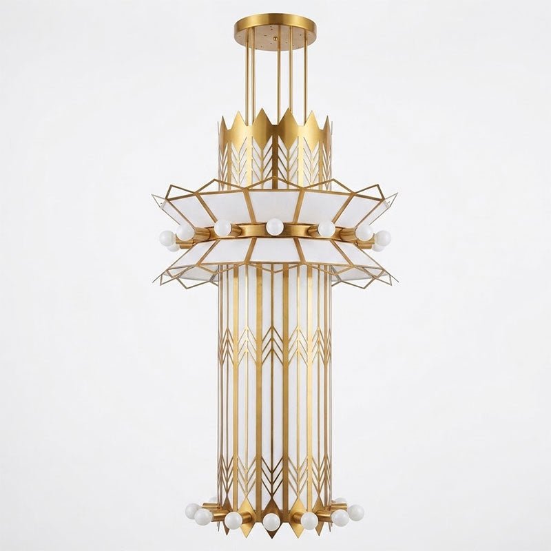 Rayonne Art Deco Pendant Chandelier