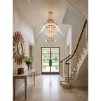 Rayonne Art Deco Pendant Chandelier