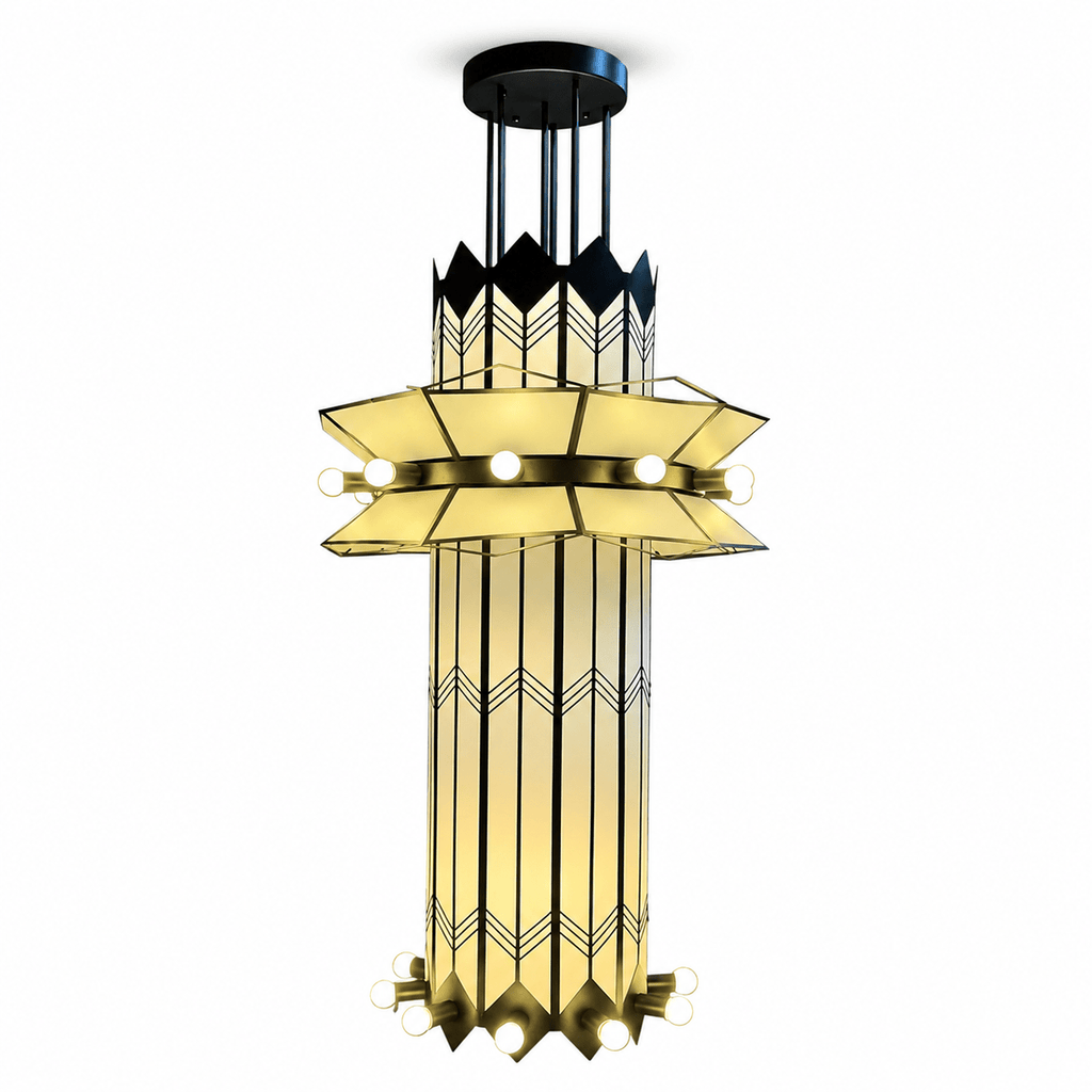 Rayonne Art Deco Pendant Chandelier