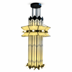 Rayonne Art Deco Pendant Chandelier