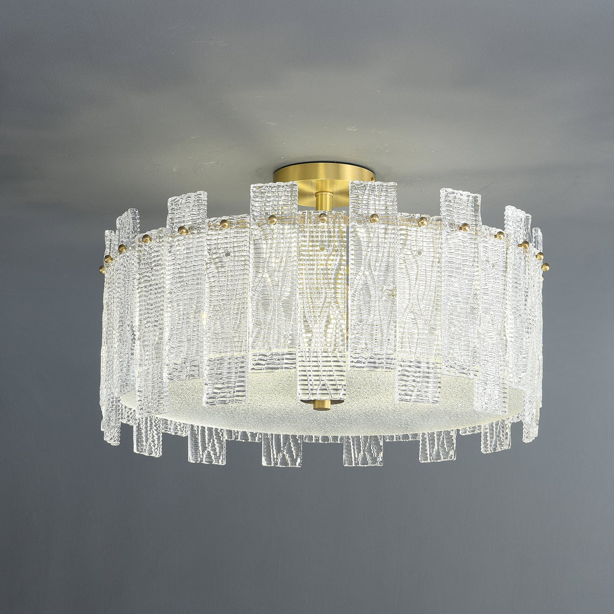 Glacier Cascade Ceiling Light