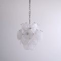 Aqua White Glass Chandelier