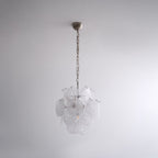 Aqua White Glass Chandelier