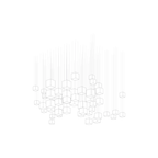 Crystal Pixels Customize Chandelier