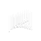 Crystal Pixels Customize Chandelier