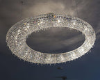 Modern Round Crystal Chandelier