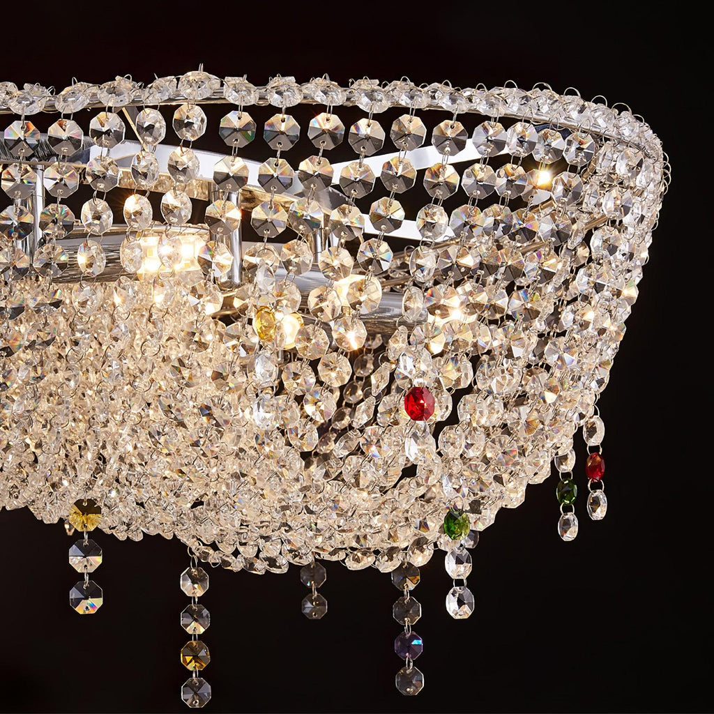 Modern Round Crystal Chandelier