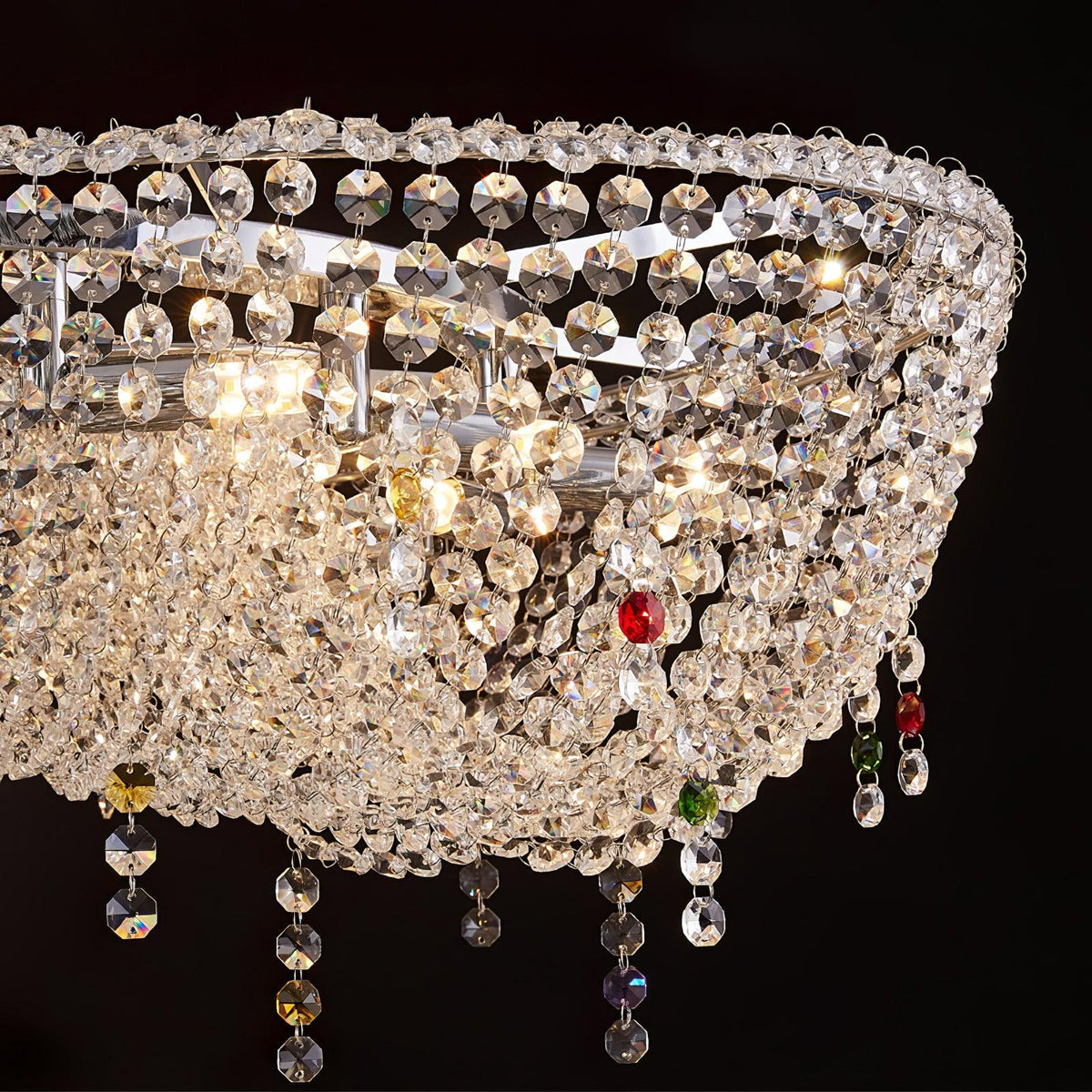Modern Round Crystal Chandelier