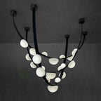 Dew Drops Alabaster Chandelier