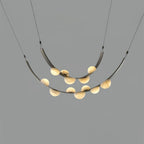 Dew Drops Alabaster Chandelier