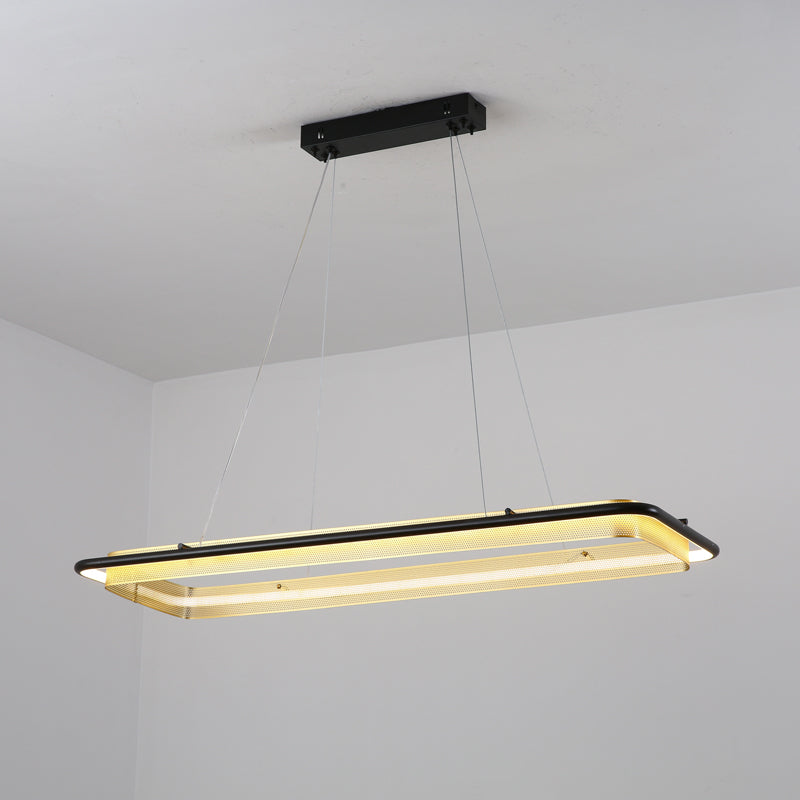 L 35.4″ x W 11.8″ x H 2.4″ / Black & Gold / Warm Light