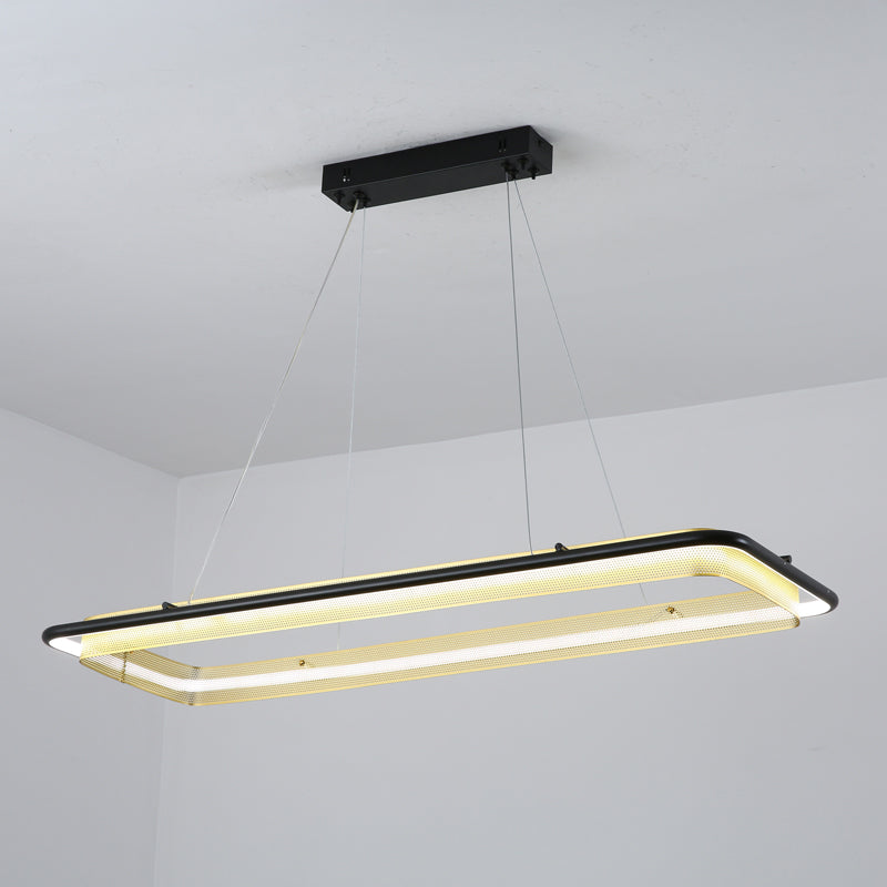 L 47.2″ x W 11.8″ x H 2.4″ / Black & Gold / Warm Light