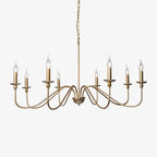 Timeless Gold Candle Chandelier