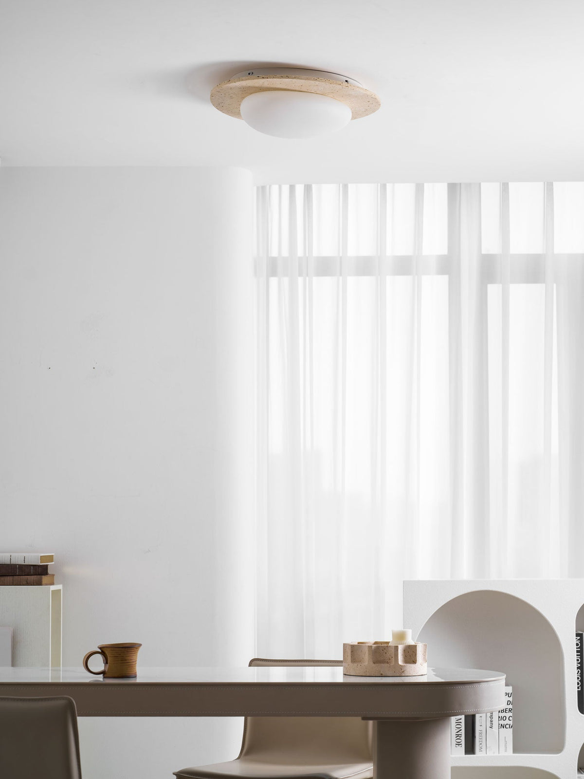 Aurora Stone Ceiling Light