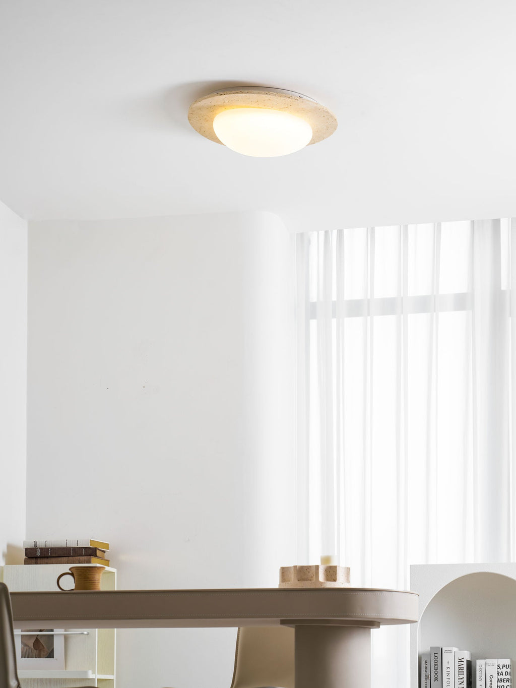 Aurora Stone Ceiling Light