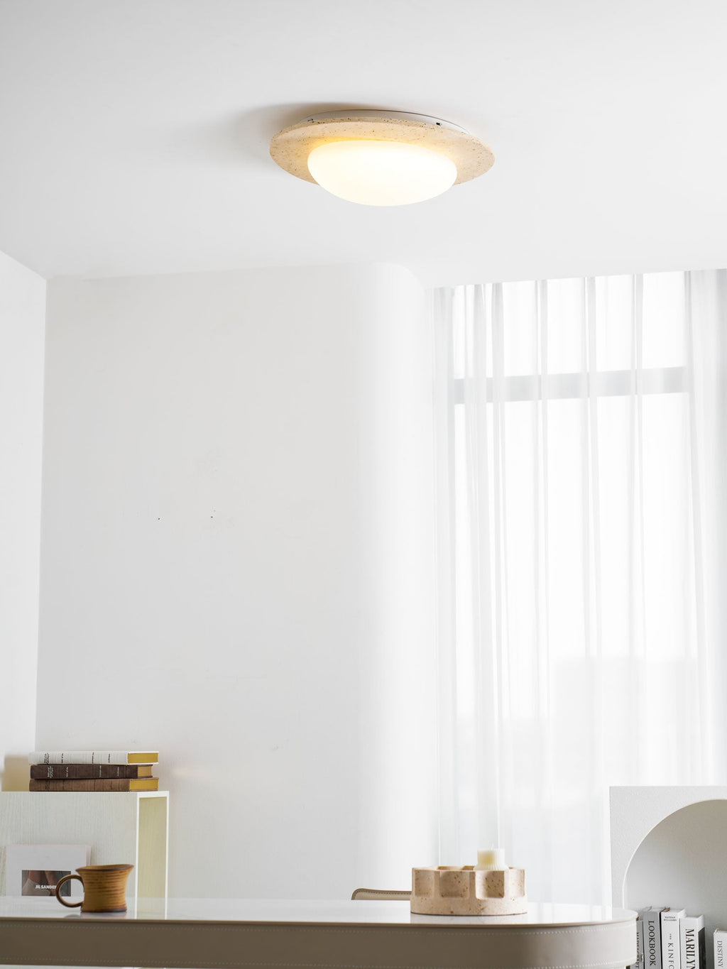 Aurora Stone Ceiling Light