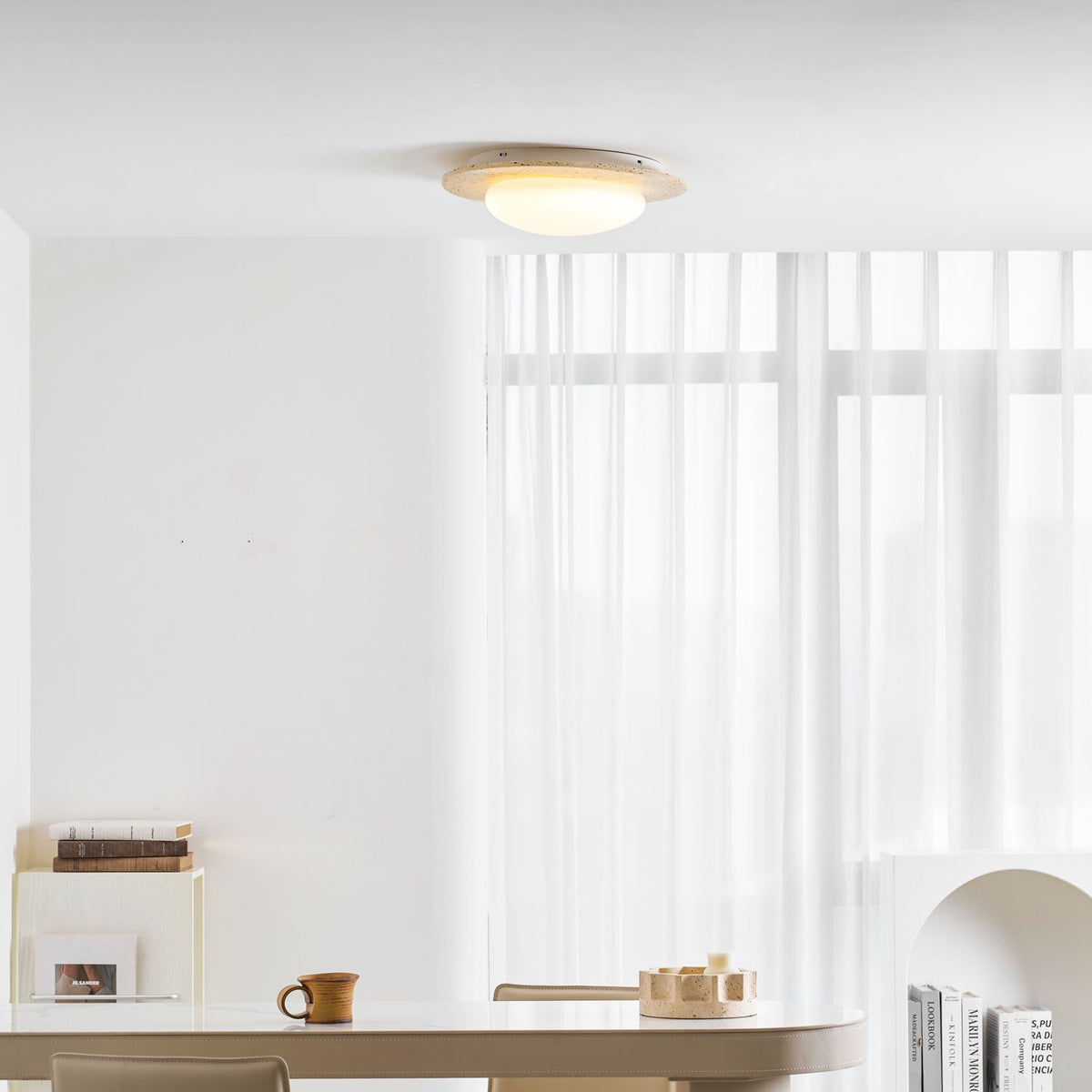 Aurora Stone Ceiling Light
