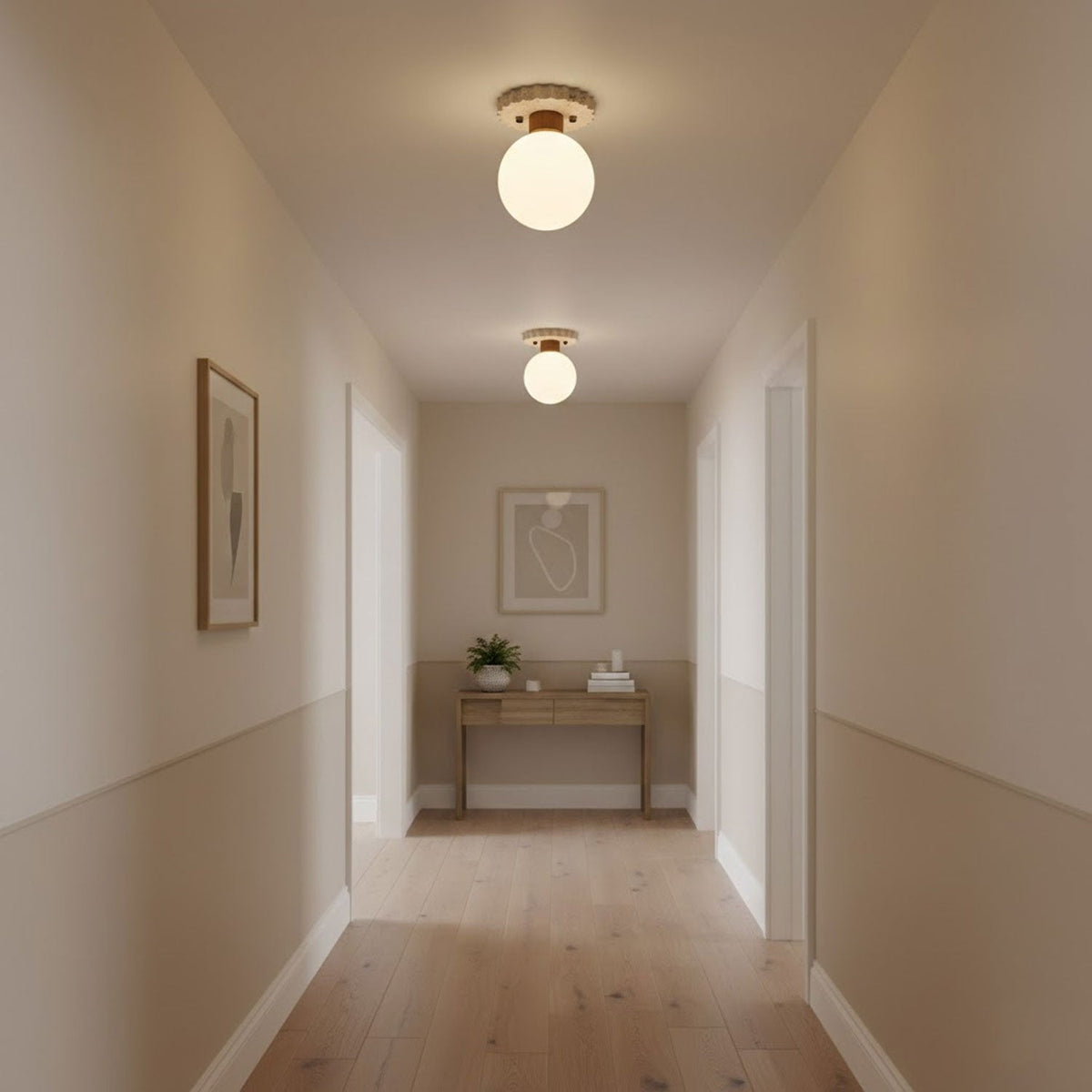 Cogstone Orb Ceiling Lamp