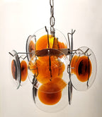 Vintage Murano-Style Glass Chandelier