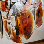 Vintage Murano-Style Glass Chandelier