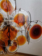 Vintage Murano-Style Glass Chandelier