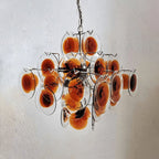 Vintage Murano-Style Glass Chandelier