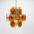 Vintage Murano-Style Glass Chandelier