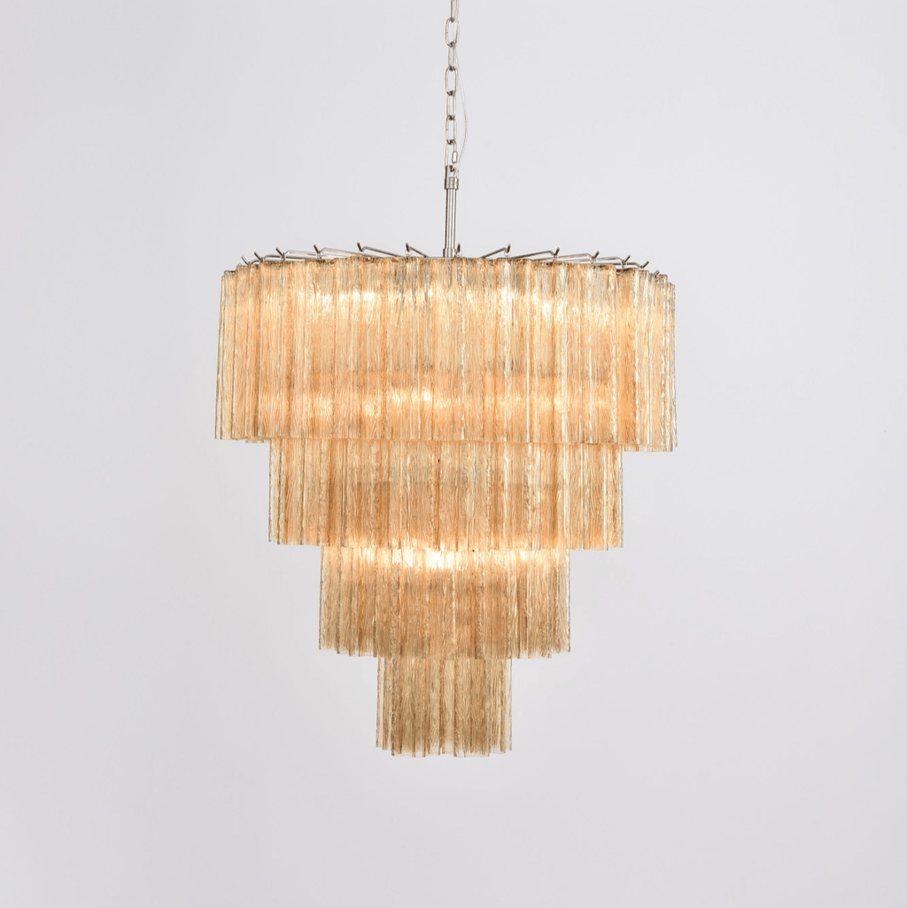 Serava Cascade Glass Chandelier