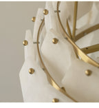 Hexa Cloud Alabaster Pendant Light