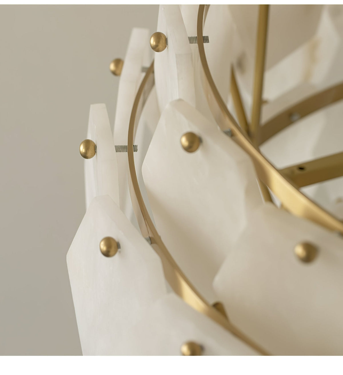 Hexa Cloud Alabaster Pendant Light