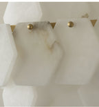 Hexa Cloud Alabaster Pendant Light