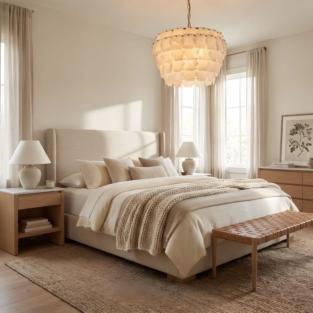 Hexa Cloud Alabaster Pendant Light