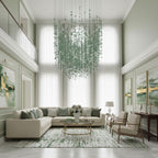 Emerald Rainfall Crystal Customize Chandelier
