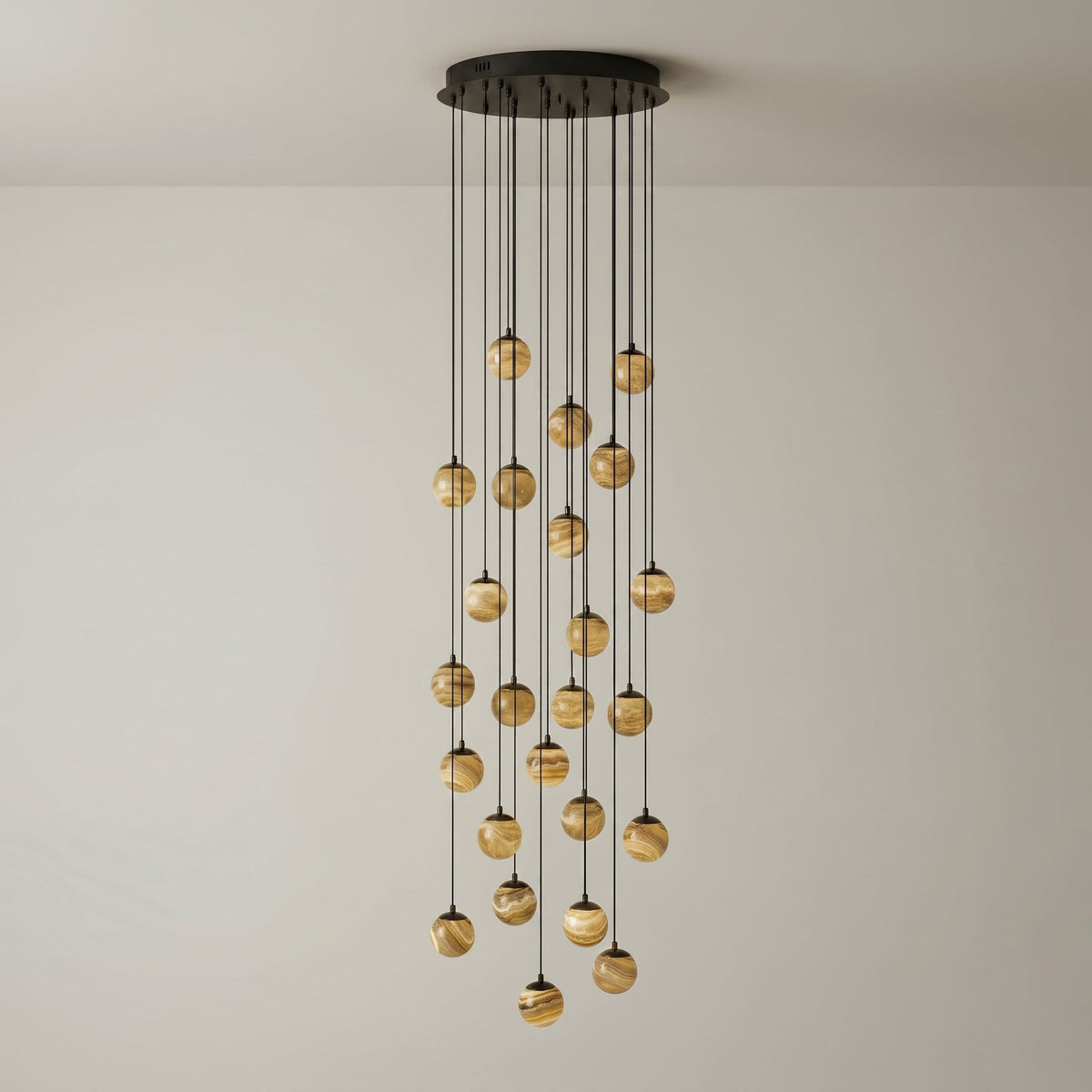 Sultana Alabaster Cluster Chandelier