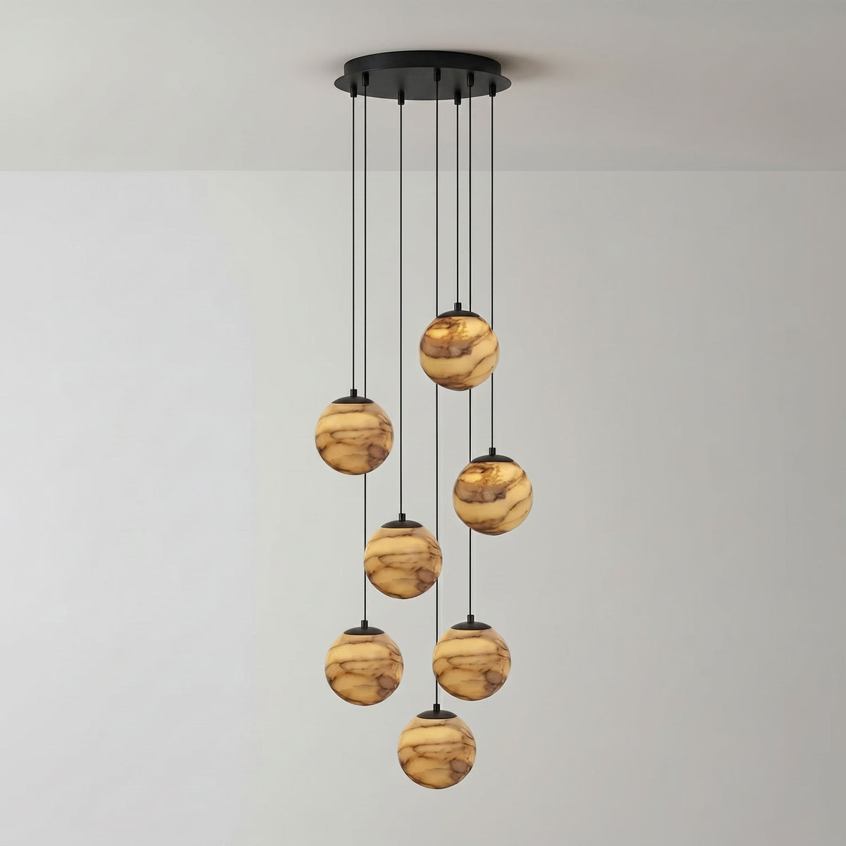 Sultana Alabaster Cluster Chandelier