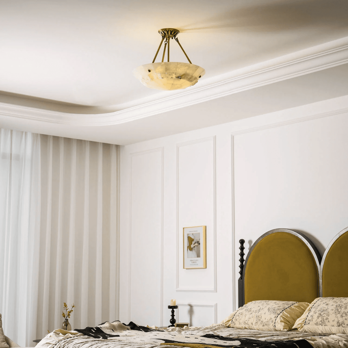 Aureon Alabaster Ceiling Light