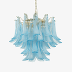 Azure Drift Glass Chandelier