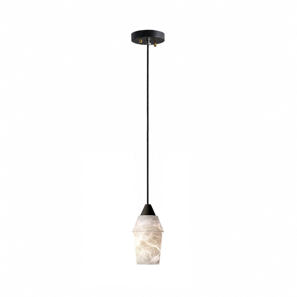 Spindle Alabaster Cluster Chandelier