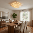 Mirelle Mulberry Silk Flush Mount