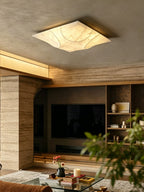 Mirelle Mulberry Silk Flush Mount