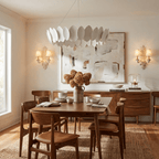 Orvella Plaster Disc Chandelier