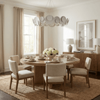 Orvella Plaster Disc Chandelier