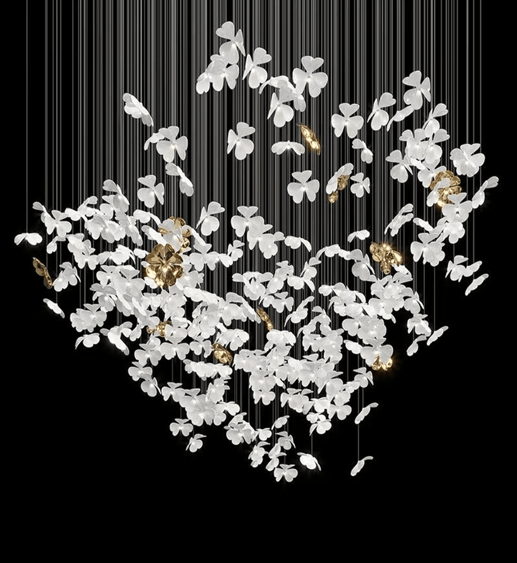 Sylvara Ceramic Blossom Chandelier