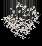 Sylvara Ceramic Blossom Chandelier