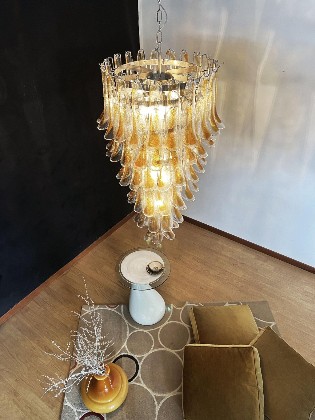 Marigold Glass Chandelier