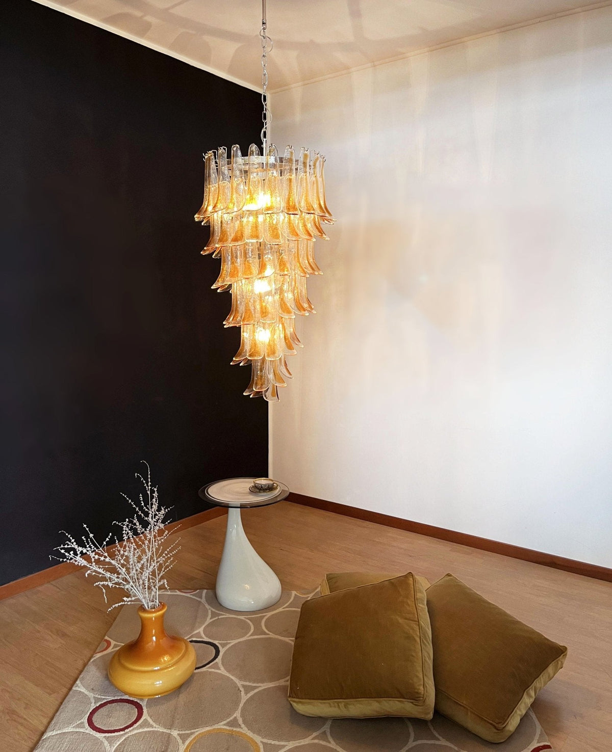 Marigold Glass Chandelier