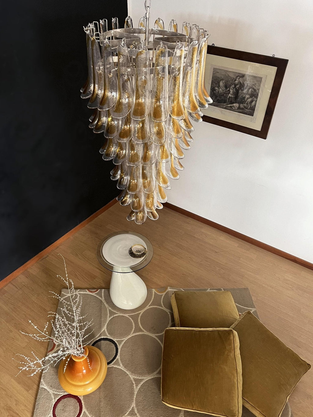 Marigold Glass Chandelier