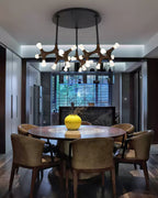 Flower Bone Chandelier