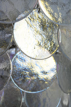 Glass Disc Iridescent Chandelier